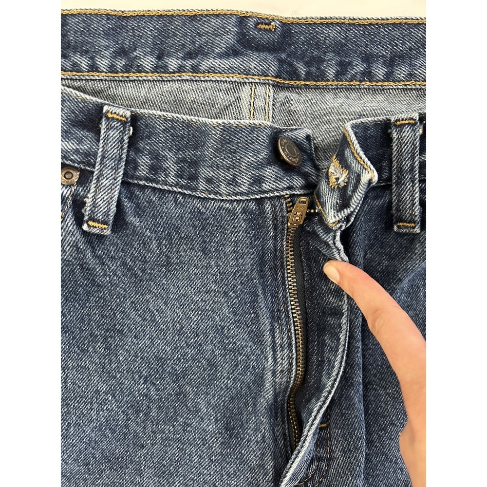Wrangler Mens Jeans 36x32 Five Star Premium Relax Fit Medium Wash Denim Workwear - Picture 8 of 11